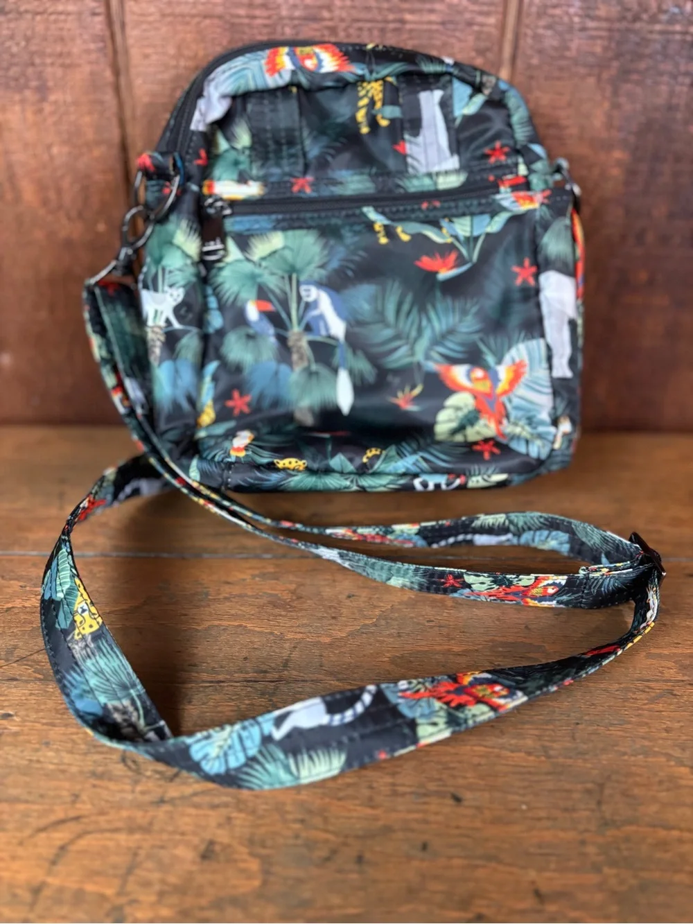 Lug Tropical Animal Print Can Can XL Convertible Crossbody Bag
